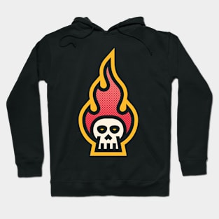 Skull's on Fire Hoodie